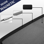 FEISHILINIYA Magnetic Rear Side Window Sunshades for Mazda CX5 (2017-2025) Polyester Privacy Curtains with Buckle for Side Passenger for CX-5 Accessories - Image 3