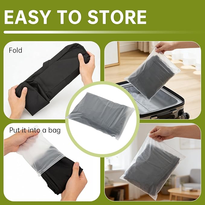 Carrying Bag Compatible with Graco Pack n Play, Lightweight & Waterproof | Replacement Nylon Foldable Travel Carrying Case for Graco Pack n Play, Storage Bag for Airplane and Train Travel - Image 4