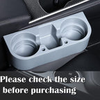 Heart Horse Cup Holder Portable Multifunction Vehicle Seat Cup Cell Phone Drinks Holder Box Car Interior Organizer (Grey) - Image 3