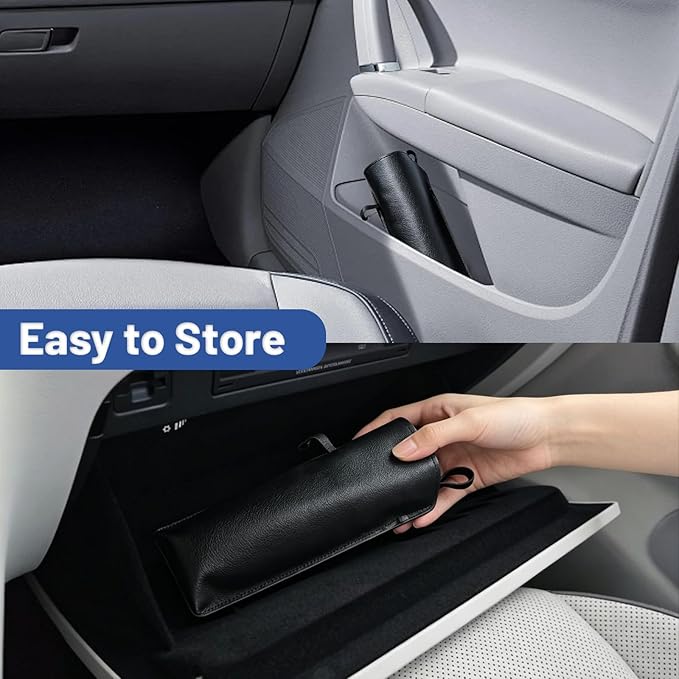 Foldable Car Windshield Sun Shade Umbrella with Rearview Mirror Notch, Titanium Silver UV Blocker for Heat Reduction, Bendable Handle & Anti-Scratch Tips, Fits Sedan Compact SUV (Medium 54"x31") - Image 7