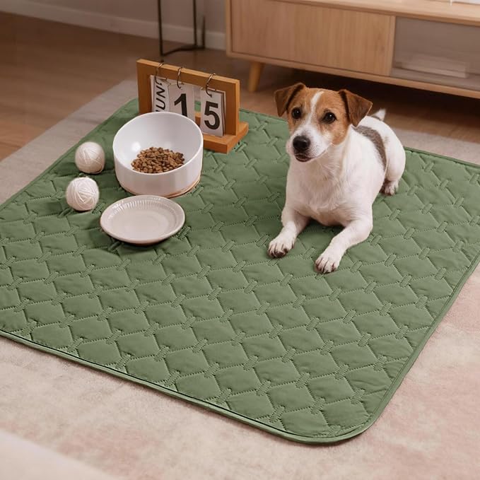 gogobunny Waterproof Armchair Covers for Pets, Anti Hair and Easy Care | Reversible Couch Protector, Resistant to Scratching, Small Size Suits Puppy and Cat Better, 30x30 Inch Dark/Light Green - Image 2