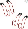 High Road Unbreakable Car Bag Hooks - Large Car Seat Hooks for Purse, Backpack, Coats, Hats and Heavy Bags up to 40 lbs - Secure Attachment Fits All Headrest Posts, 4-Pack by HighRoad