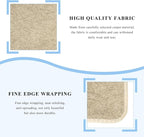 4PCS Car Floor Mats, Waterproof Non-Slip Car Floor Liners with Safety Heel Pad, All-Weather Wear-Resistant Mats Heavy Duty Universal Carpets for Truck SUV Van Sedan (Beige) - Image 3