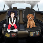 XHYANG Car Seat Protector,Auto Car Seat Protectors Baby Carseat Waterproof Durable 600D Fabric for Child Baby Car Seat Mat Vehicle Pet Cover 2 Storage Pockets (1 Pack) - Image 5