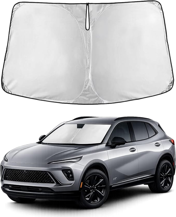 Autovir Windshield Sun Shade Fit for 2021-2024 2025 2026 Buick Envision | Sunshade, Front Car Window Shades Sun Visor, Blocks UV Rays & Heat, Car Accessories by Autovir