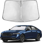 Autovir Windshield Sun Shade Fit for 2023-2024 2025 2026 Honda Accord | Sunshade, Front Car Window Shades Sun Visor, Blocks UV Rays & Heat, Car Accessories by Autovir