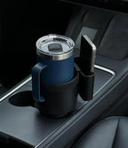 Seven Sparta Cup Holder Expander with Phone Holder & Cable Access, 3-in-1 Car Organizer, Side Storage Box for Phone/Cards, Compatible with Yeti, Owala, Hydro Flasks & Large Bottles Mugs in 3.4"-3.8" - Image 7
