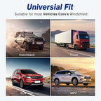 Car Windshield Sun Shade UV Reflector Foldable Front Window SUV | Blocks 98% UV Rays,Keep Interior Cool,Universal Fits Hatchback,Truck,MPV,Storage bag,57"L x 31.5"W,Car Summer Accessories - Image 7