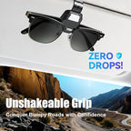 2 Pack Car Sun Visor Sunglasses Clip, Carbon Fiber Finish Sunglass Holder | One-Handed-Operation Easy Access Storage for Driving,Universal Fits Anti-Scratch Car Sun Visor Accessories - Image 4