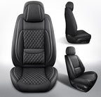 MIROZO Seat Covers,Leather Seat Cover Full Coverage for SUV Sedan Trucks | Black Seat Covers Full Set,Waterproof Leather Car Seat Covers,Universal Seat Protector For SUV Sedan Truck - Image 5