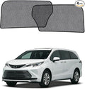 Car Window Shade for Toyota Sienna 2021-2025,2 Pack UV & Glare Protection, Breathable Privacy Screen, Insect & Bug Blocker Magnetic Mesh Side Rear Sun Shades for Baby Camping, Napping & Travel by Unknown