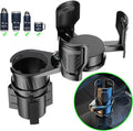 Multifunctional 2 in 1 Cup Holder Expander for car，DualCup Holder Extender with Adjustable Base,Fits Yeti, Hydro Flask, Nalgene, Large 10/40 oz. Bottles & Big Drinks,Travel Cup by KUPAO