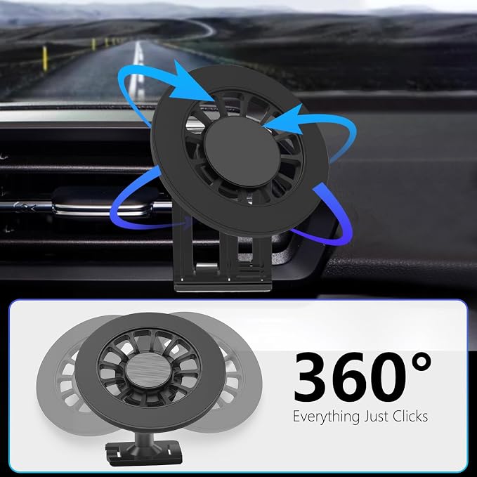A3 Phone Mount for Magsafe, Exclusive Fit for Audi A3 S3 RS3 2021-2025, for iPhone 16/15/14/13/12/Mini Series, Air Vent Audi A3 Accessories - Image 5