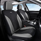Coverado Leather Car Seat Cover for 2 Seats Front Seat Covers Waterproof Seat Covers 2-Pack Luxury Car Seat Protectors Universal Fit for Most Vehicles, SUV, Truck, Sedan by COVERADOAUTO