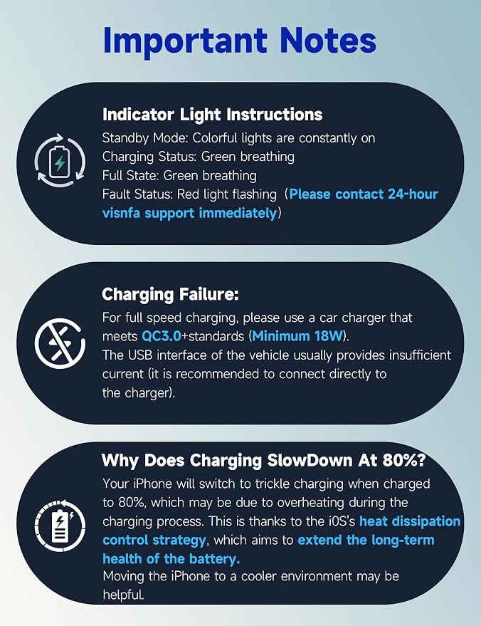 15W Magsafe Car Mount Charger, Faster Charging Wireless Car Charger | [105+LBS Suction & 3800gf Magnetic] Car Phone Holder, 360° Adjustable, Phone Holders for Your Car for iPhone & Android - Image 10