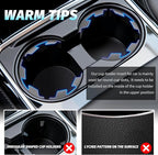 6PCS Upgraded Silicone Car Cup Holder Insert with Arc Leaf Design,Soft Cupholder Insert for Car to Reduce Cup Sliding & Shaking,Large Adhesive Backing Cups Holder Inserts for Cars - Image 6