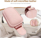 Sunglass Holder for Car Visor Clip, Teen Girl Car Essentials, Cute Pink Car Accessories for Women, Car Visor Magnetic Sunglasses Holder Clip (1, Pink) - Image 5