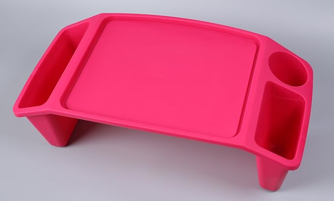 Kids Lap Desk Tray, Portable Activity Table, Pink, Set of 12 - Image 3
