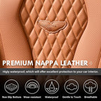 Coverado Seat Covers, Seat Covers 2 Seats, Brown Car Seat Cover Front Seats, Luxury Automotive Seat Covers, Front Car Seat Covers Leather Car Seat Protector - Image 6