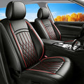 Fit for Camry Seat Covers Compatible with Toyota Camry 2012-2026 Waterproof Breathable Leather Automotive Seat Cushions Protector, Airbag Compatible,Easy to Install,Full Set 5 Seats(Redline) by Unknown
