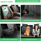 Fit Sentra Car Seat Covers for Nissan Sentra 2008-2024 2025 2026-Upgraded Premium Waterproof & Breathable Leather,Airbag Compatible,All-Weather Seat Cushion Protector,2 Front/Black-Brown - Image 5