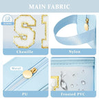 COSHAYSOO Clear Sunscreen Bag Makeup Toiletries Pouch Beach Vacation Essentials Summer Travel Stuff Accessories Personalized Graduation Gifts for Her Women College Teen Girls Teacher Nurse Blue SPF - Image 3