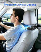 Car Fan for Front & Rear Seats, USB-Powered, Portable Seat-Mounted Cooling Fan with 3 Speeds, Quiet Brushless Motor, Baby-Friendly, Easy Installation for Cars, SUVs, Vans & Trucks - Image 6