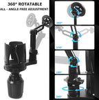 Frani Car Cup Holder Expander with Magnetic Phone Mount | Adjustable Insert Fits 2.68-4.33" Holders, 360° Adjustable Neck, Strong N52 Magnets, iPhone Samsung Compatible - Image 7