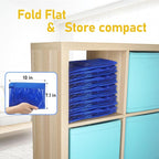 TICONN 8 Pack Extra Large Moving Bags Heavy Duty with Zippers & Carrying Handles, Durable Storage Bags Moving Boxes for Closet Organizers and Storage (8 Pack, Blue) - Image 6