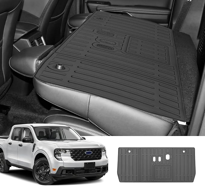 Custom for 2022-2025 2026 Ford Maverick Rear Seat Backrest Mats All Weather TPE Protection Mat for Maverick SuperCrew Accessories (for 2022-2026 Ford Maverick) - Image 2