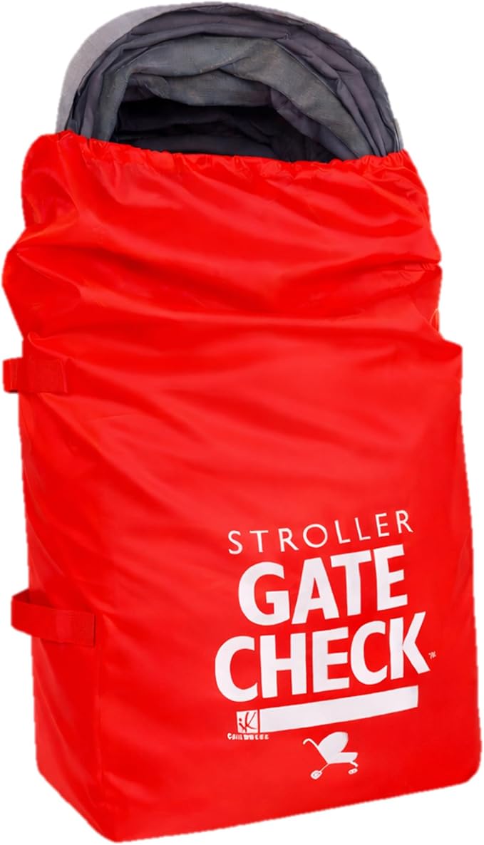 J.L. Childress Gate Check Travel Bag for Single & Double Strollers, Red - Image 13