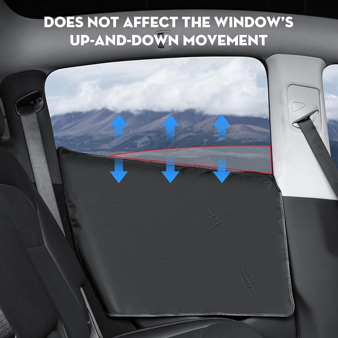 2PCS Dog Car Door Protector for Tesla Model Y & Model 3 (29.2'' x 21.5") | Vehicle Door Covers for Car/SUV/Truck Universal Size Waterproof Scratchproof Guards Your Car from Dog Scratching - Image 5