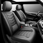 Fit Maxima Car Seat Covers Premium Leather for Nissan Maxima 2011-2025 2026. Waterproof， Breathable, Scratch-Resistant & All-Weather Seat Cushion Protector（2 Front Seats,Black by Unknown