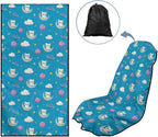 Horeset Planet Cat Sweat Towel Seat Cover Stain Resistant Sports Towel Seat Protection Easy Install Front Car Seat Cover for Yoga Camping Swim Car Seat Cover Protector - Image 5