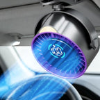 2026 Upgrade Portable Car Fan,Clip‑on/Hang/Stand 3D Circulating Air Car Cooler with LED Display,USB Rechargeable Quiet Vehicle Fan for SUV Truck RV,Ideal Summer Gift for Drivers by Unknown