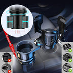 Multifunctional 2 in 1 Cup Holder Expander for car，DualCup Holder Extender with Adjustable Base,Fits Yeti, Hydro Flask, Nalgene, Large 10/40 oz. Bottles & Big Drinks,Travel Cup - Image 3