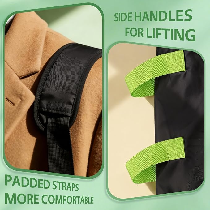 Upgrade Car Seat Travel Bag for Airplane: Backpack Carseat Bags Fit Graco | Car Seat Cover with Shoulder Handle for Airport Fit All Carseats, Infant Carriers Booster Seats Like Doona, Travel Essentials - Image 6