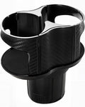 Double Cup Holder for Car, 2 in 1 Extra Cup Insert with Expandable Base, Multifunctional Extender Expander Adapter with Elastic Open-Close Cup Mouth, Adjustable Bracket FOR 2.1''-2.9'' BOTTLE DIAMETER by Unknown