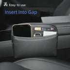 MARCHFA Car Seat Side Pocket Organizer Car Pocket Pouch for Seat, Door, Console, Car Seat Gap Filler Organizer Multifunctional Car Organizer Accessories for Phone Sunglasses Keys Cards (Small) - Image 2