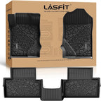 LASFIT Floor Mats for Ford Bronco Sport 2021-2025 2026 with a Carpet Floor | Custom Fit TPE All Weather Full Coverage Protector, 2 Rows Floor Liner for Bronco 2-Door, Durable Easy Clean Anti-Slip by LASFIT