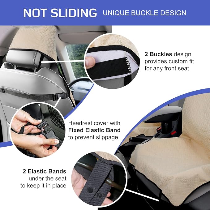 Waterproof Car Seat Cover Towel | Sweat-proof, Universal Fit for SUV & Truck, For Gym, Yoga, Pets, Workout, Beach, Microfiber Fabric, Machine Washable - Image 6