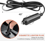 12V Portable Fan RV | Truck Cooling Heavy Duty 9" Metal Clip-On Car Fan Bus | Boat | Forklift | Car | Camper | Lawn | Mower | Tractor 2-Speed High Velocity Black - Image 3
