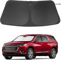Windshield Sun Shade for 2018-2023 Chevrolet Traverse | Full covered for windshield, Foldable & Durable, Block UV Rays, Reduce Heat, Easy to install, Keep Car Cooler by LHFLIVE