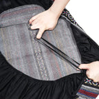 Car Seat Cover Hippie Boho Baja Saddle Blanket 4PCS Front Set Grey | Breathable, Washable without Fading, Anti-Slip, Airbag Compatible, Universal Fit for Most Automotive, Sedan, SUVs - Image 6