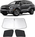 3PCS Car Window Shades Front Windshield Sun Shade Foldable Window Shade Custom Fit for 2023 KIA sportage Accessories Car Shades for Front Windows Anti-UV Rays Block Heat by FannycCargoCover