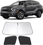 3PCS Car Window Shades Front Windshield Sun Shade Foldable Window Shade Custom Fit for 2023 KIA sportage Accessories Car Shades for Front Windows Anti-UV Rays Block Heat by FannycCargoCover