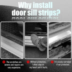 4PCS Car Door Sill Protector, Sport Carbon Fiber Anti-Slip Vehicle Door Edge Scratch Protection, Self-Adhesive Automotive Entry Guard Decoration Sticker, Universal for SUV RV Truck - Image 6