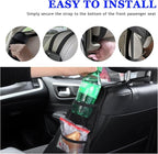 2 PCS Car Seat Side Organizer, Multifunctional Auto Seat Side Storage Hanging Bag with Mesh Net Pockets, Multi-Pocket Vehicle Mesh Organizer for Mobile Phone Wallet Glasses - Image 6