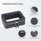 Clear Makeup Bag with Mini Cosmetic Bags,Travel Toiletry Bag for Women,Portable Cosmetic Bag Case, Transparent Waterproof Cosmetic Organizer Storage Bag for Women Men - Image 2