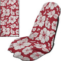 Horeset Hibiscus Flower Car Seat Towel Covers Anti-Slip Car Seat Cover Protection Washable Vehicle Seat Protectors Easy Installation Machine Washable for Trucks SUV by Horeset